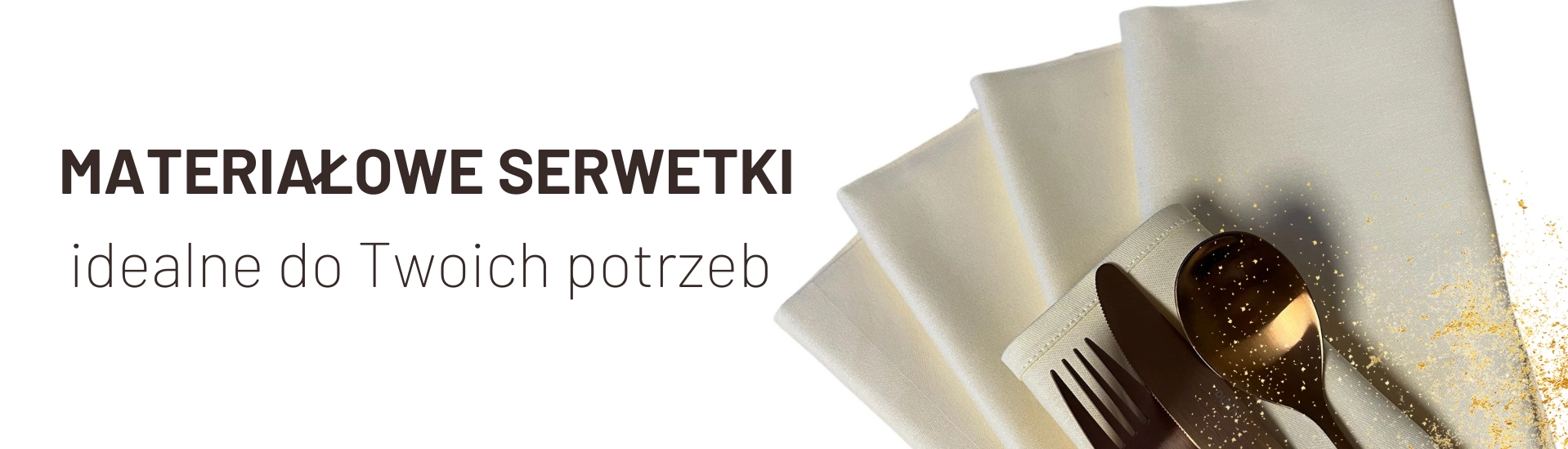 Materiałowe serwetki